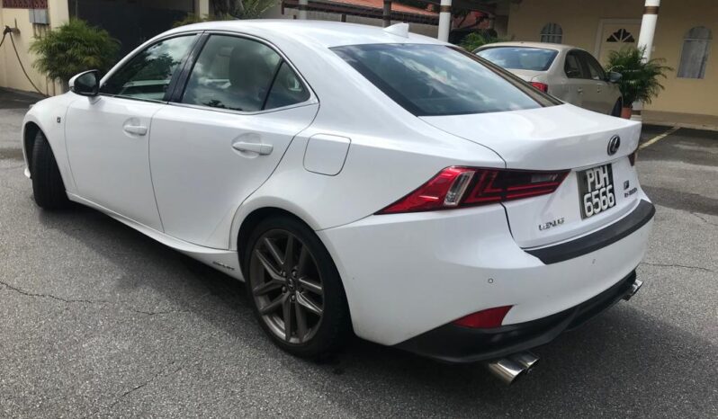 Lexus F-Sport – $200K – PDH full